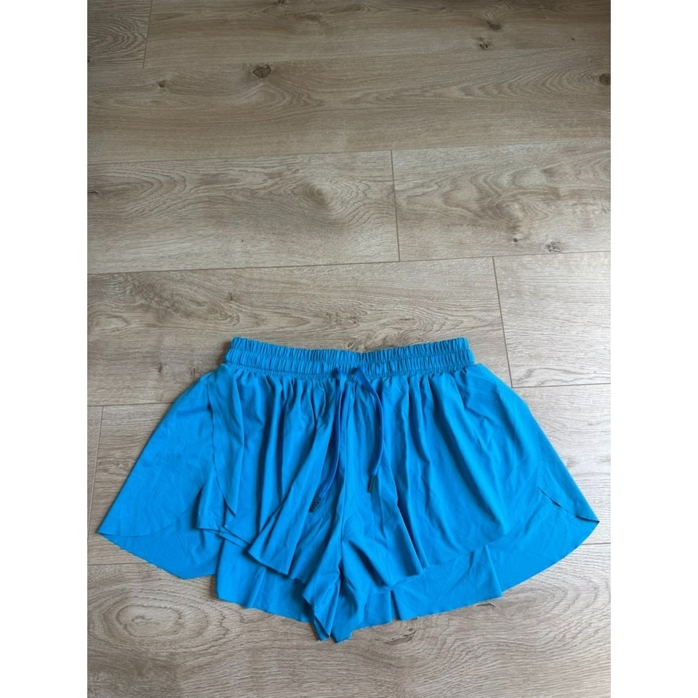 EUC GB TEEN girls Mid-Rise Flippy Shorts blue athletic comfortable flowy size S